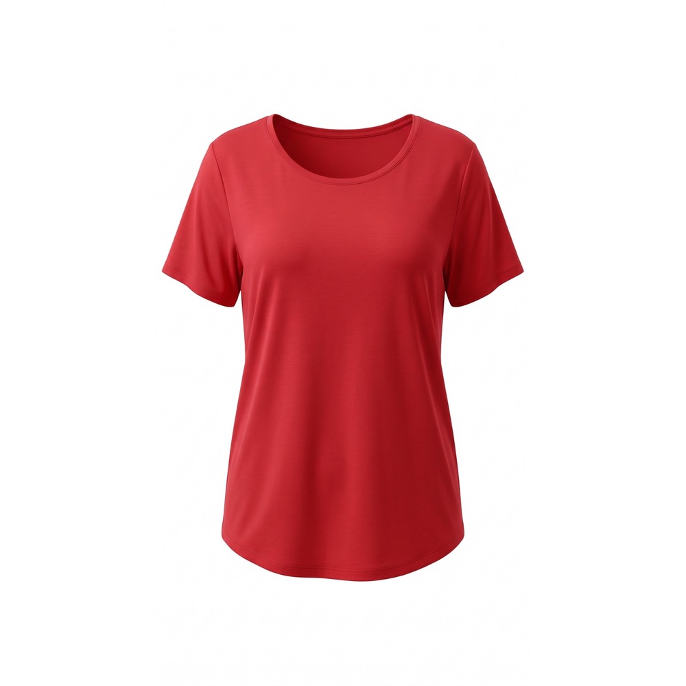 Amazon Essentials Womens Red Short Sleeve Scoop Neck T-Shirt Size XXL